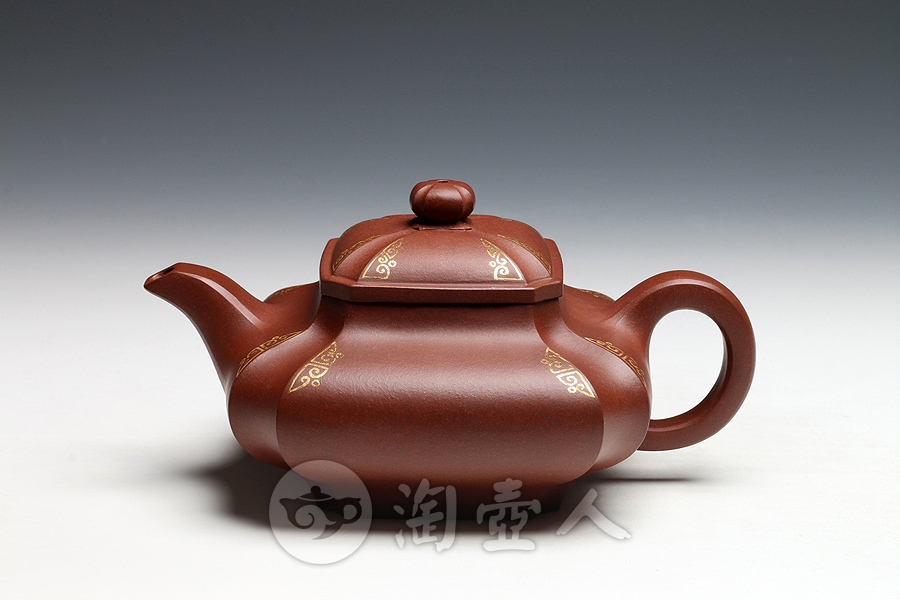 四方抽角(描金)