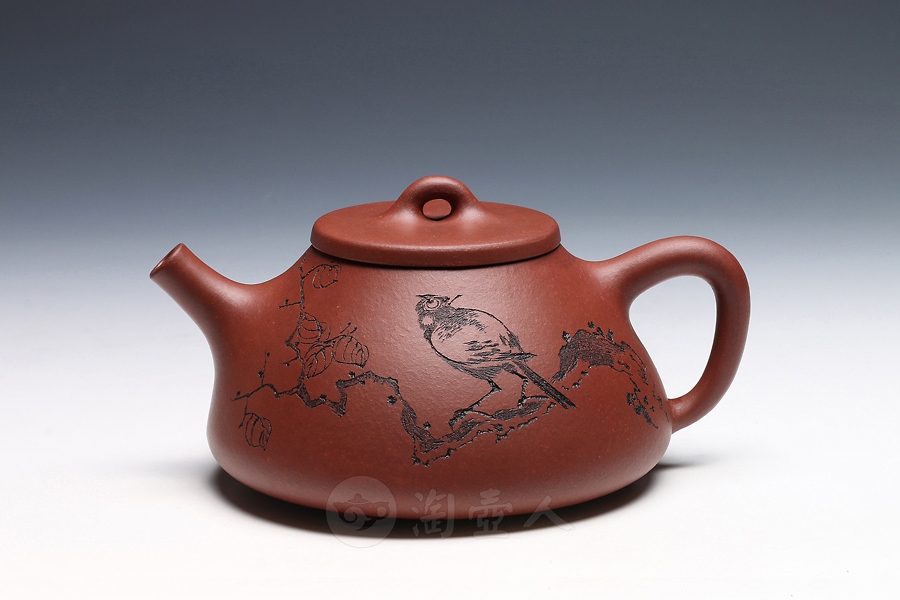 鲍志强制乐人石瓢壶