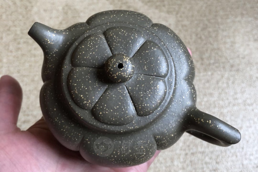 宜兴紫砂壶名家邵莉《小南瓜》紫砂壶原矿全手工优惠全场包邮真品保证