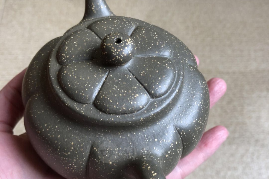 宜兴紫砂壶名家邵莉《小南瓜》紫砂壶原矿全手工优惠全场包邮真品保证