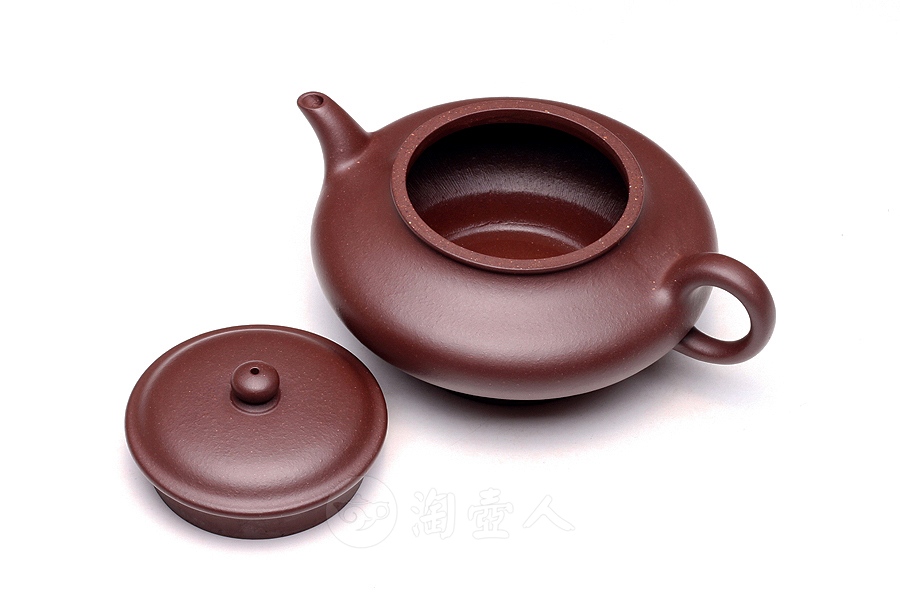壺（薄型扁壺） YiXing ZiSha Imaginary Flat Pot虚扁壶[ZS52] – LAPSANGSTORE