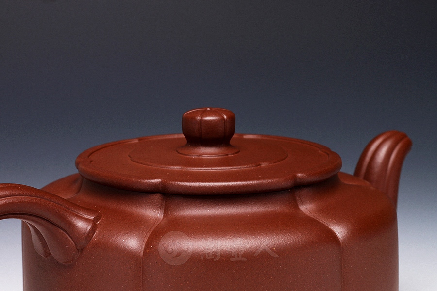 宜兴紫砂壶名家桑建军《全手梅花周盘(大)》紫砂壶原矿全手工优惠全场