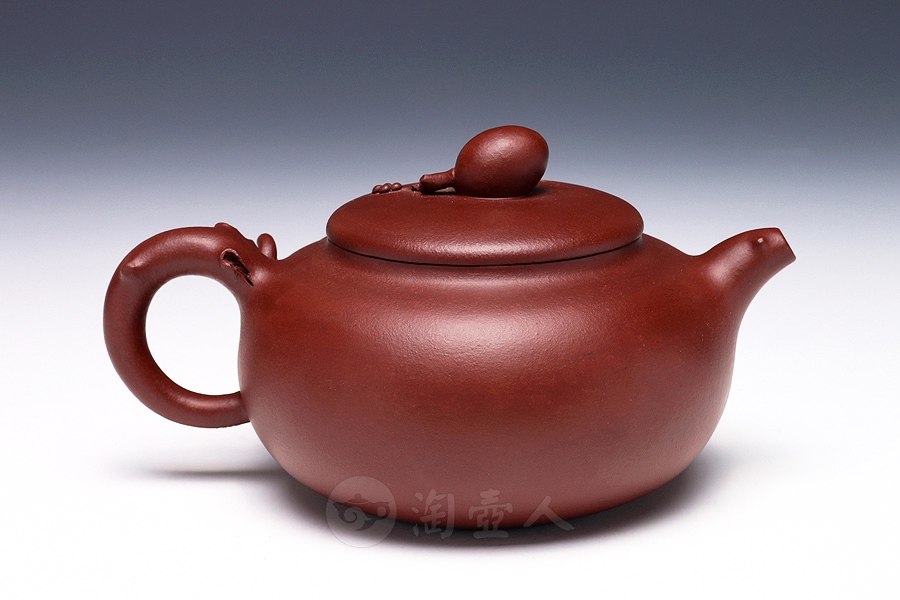 正宗原矿宜兴紫砂壶-全手大硕果-周敏全手工制作-原矿紫泥紫砂泥料