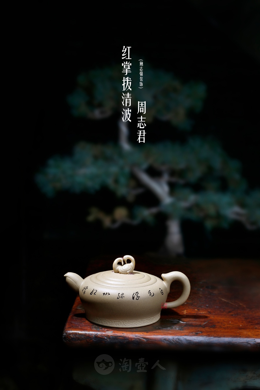 红掌拨清波(鲍志强铭)