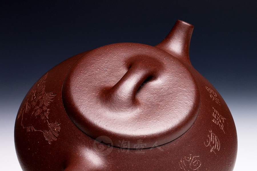 宜兴紫砂壶名家赵君《亦瓢》紫砂壶原矿全手工优惠全场包邮真品保证-