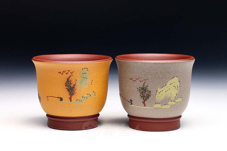 品茗对杯