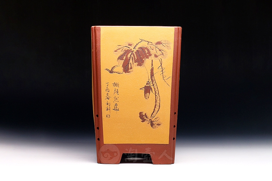 四方抽角花盆