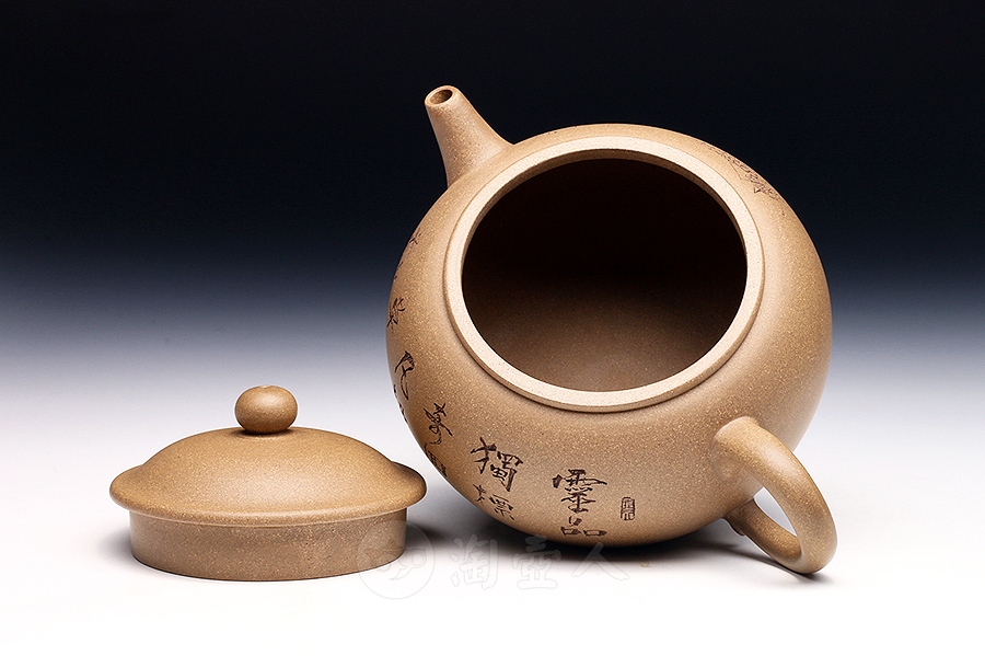 宜兴名家蒋峰紫砂壶作品《野趣壶》原矿全手工优惠全场包邮真品保证