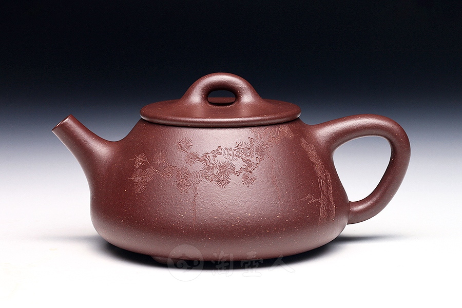 平盖石瓢(刻绘)