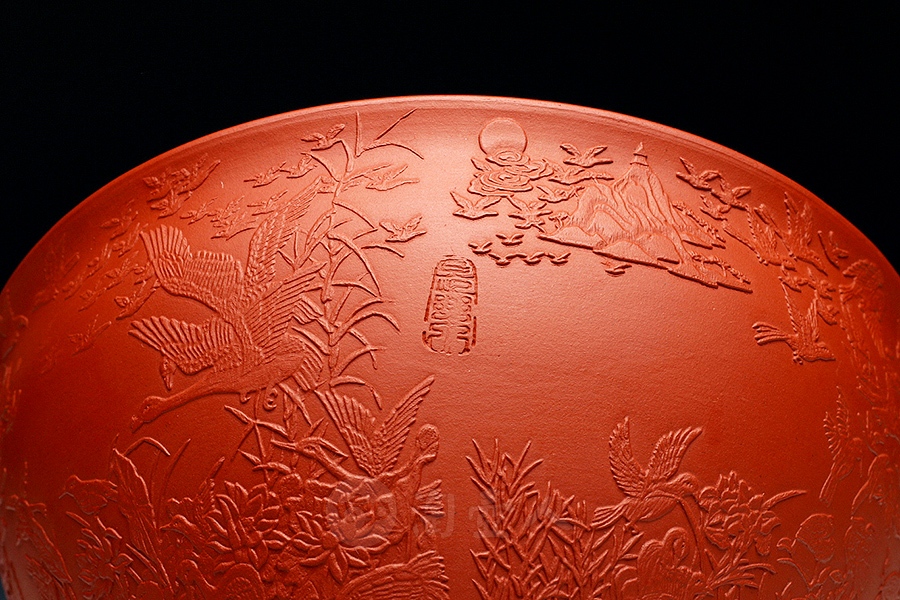 百鸟朝凤品茗杯