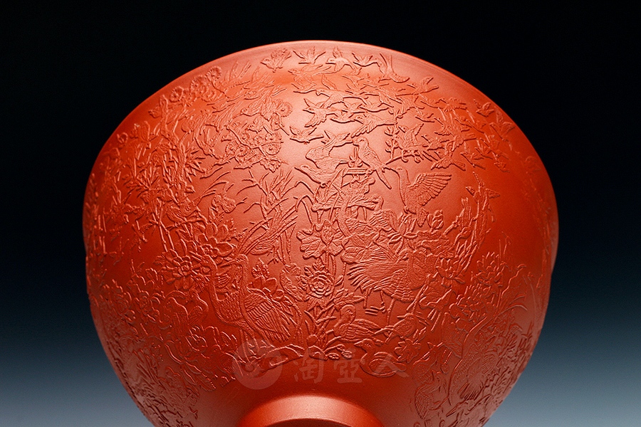 百鸟朝凤品茗杯