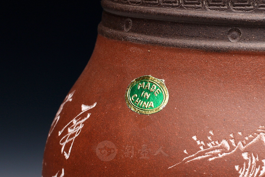 鱼罩双线回纹对瓶