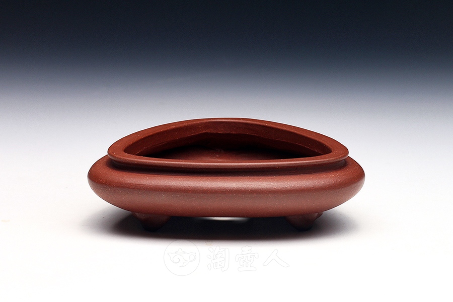 三角蒲包口花盆