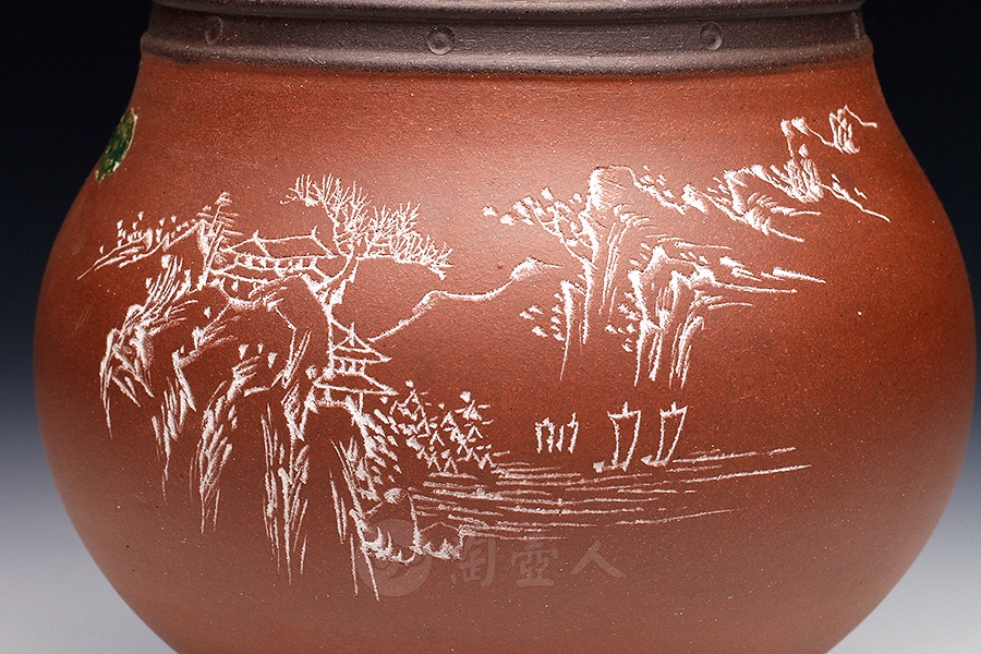 鱼罩双线回纹对瓶