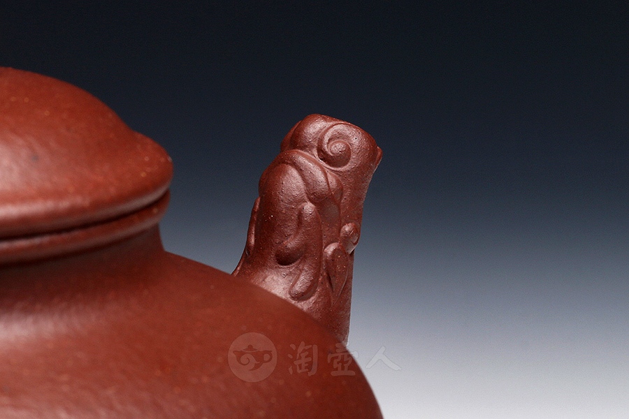 正宗原矿宜兴紫砂壶-朱砂御龙-邵顺生全手工制作-原矿朱砂老泥紫砂泥料