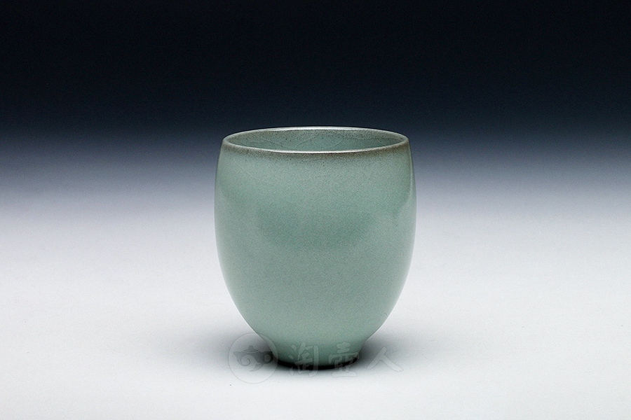 佛缘手握杯(柴烧)