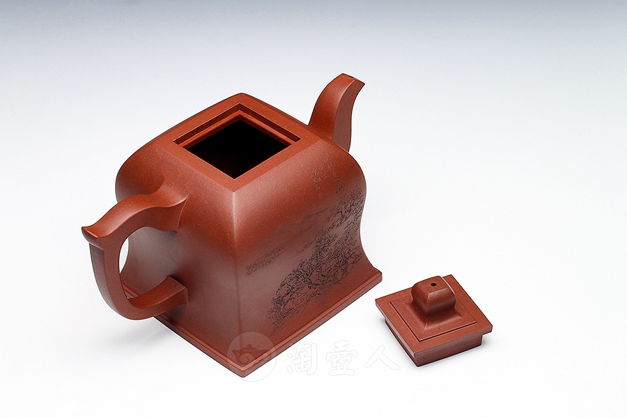 宜兴紫砂壶名家潘涛作品《新方》