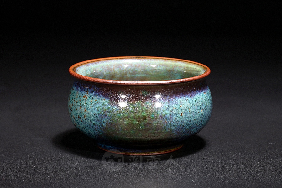 益寿杯·孔雀羽衣(炭烧)
