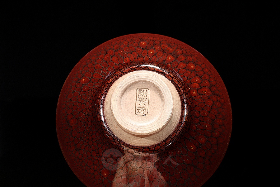 万佛斗笠盏(红)