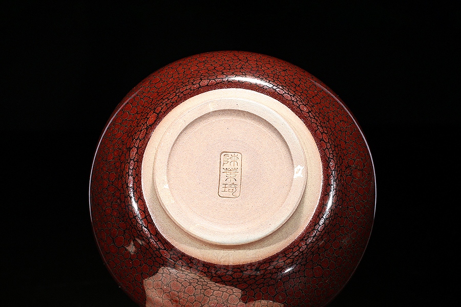 万佛方圆盏(红)