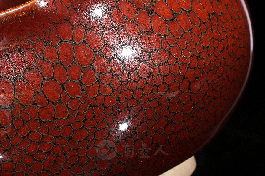 万佛方圆盏(红)