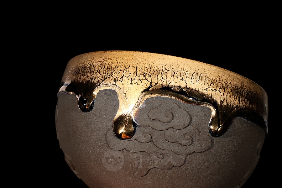 金油滴盏(凤)