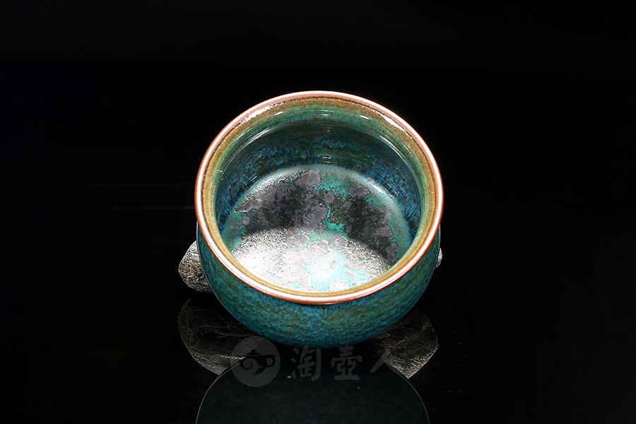 益寿杯·孔雀羽衣(炭烧)