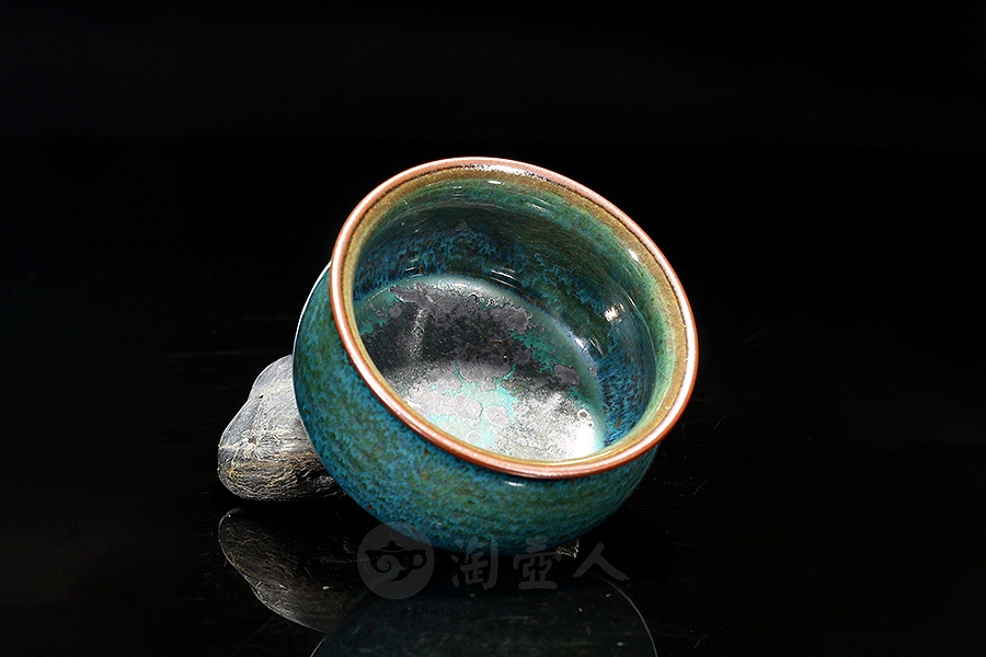 益寿杯·孔雀羽衣(炭烧)