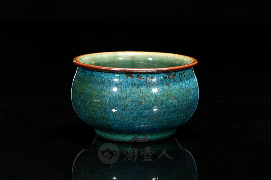 益寿杯·孔雀羽衣(炭烧)