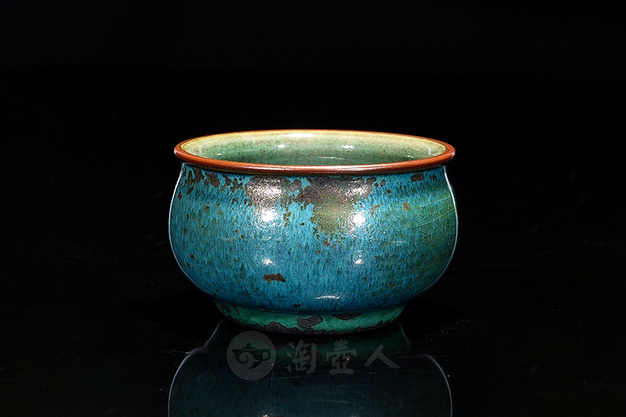 益寿杯·孔雀羽衣(炭烧)