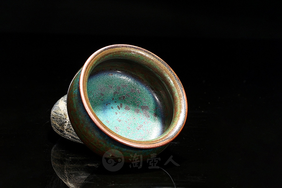 益寿杯·孔雀羽衣(炭烧)