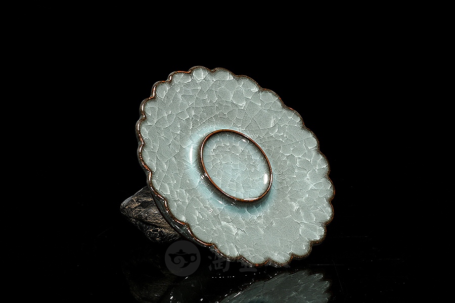 冰裂套盏(菱花)