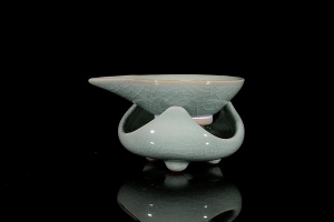 水滴茶漏(和田玉釉)