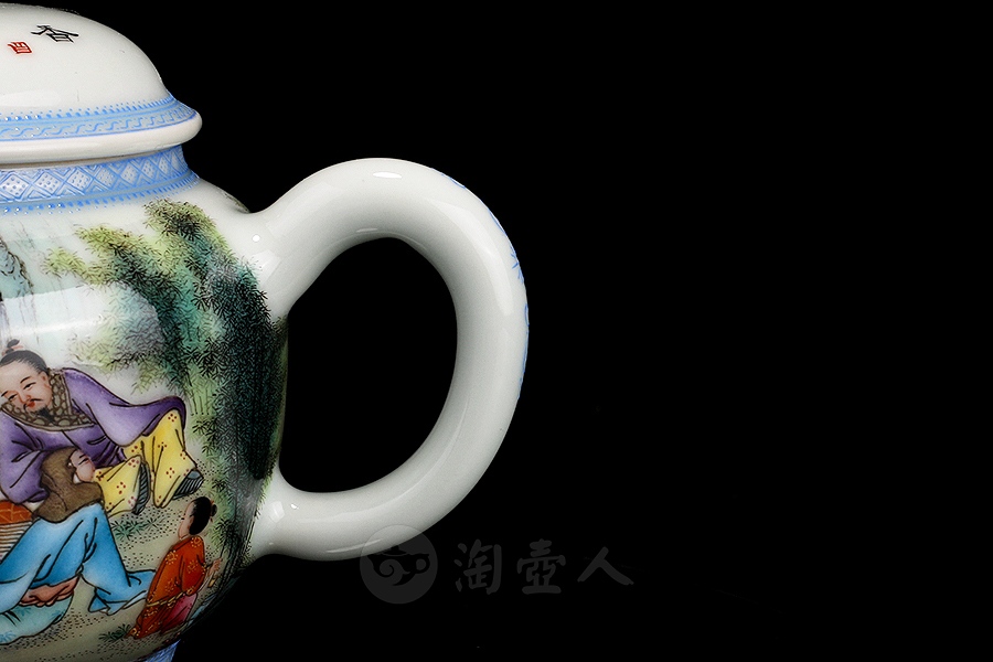 竹林七贤壶