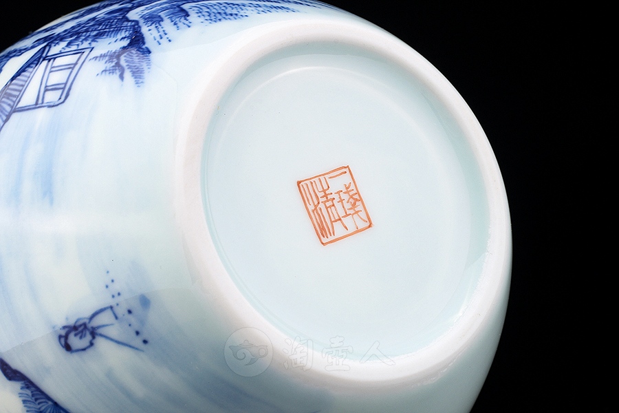 湖光山色茶叶罐