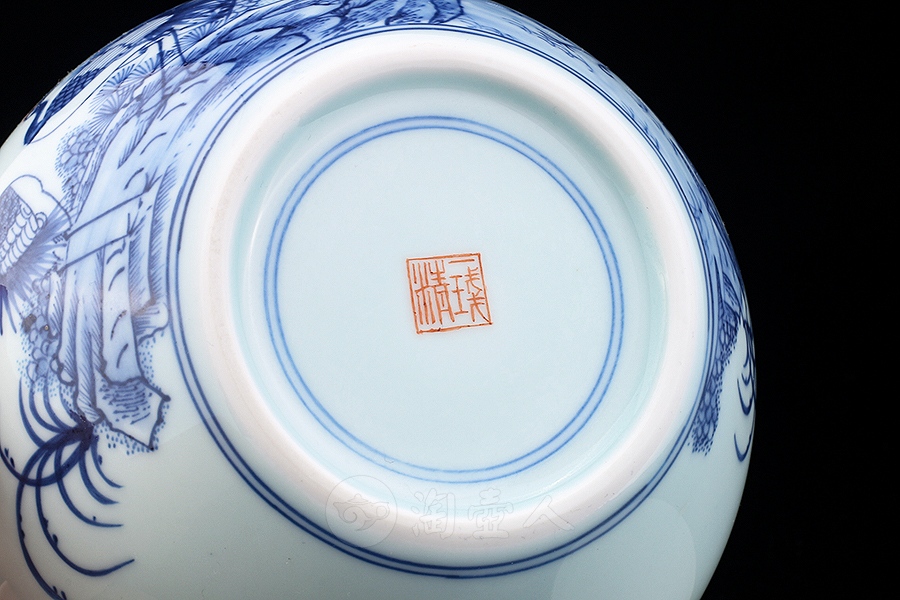 松鹤延年茶叶罐