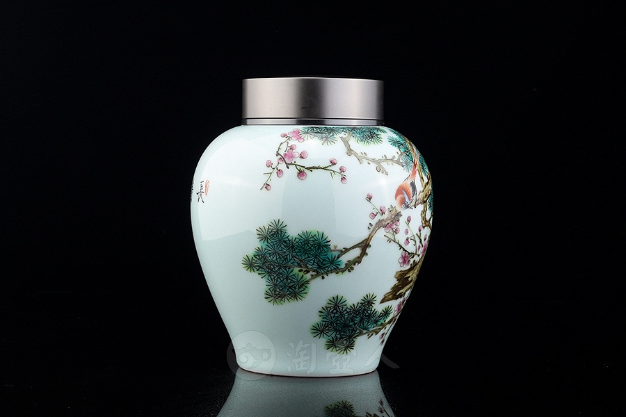 国色天香茶叶罐