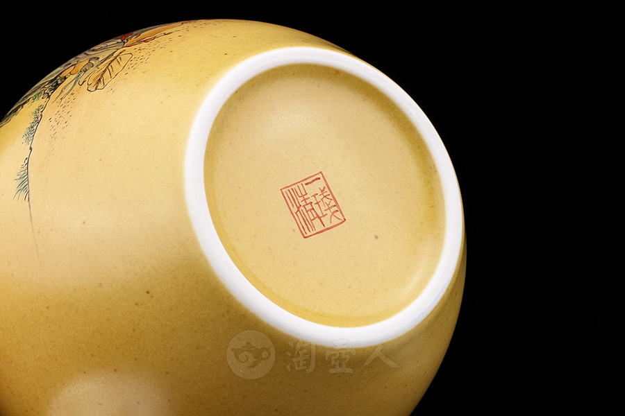 一苇渡江茶叶罐