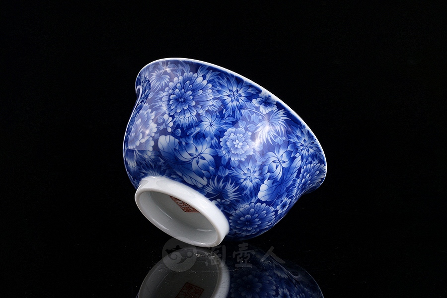 万花盖碗