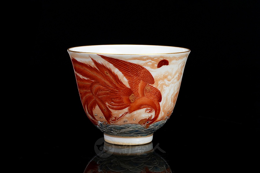 龙凤对杯