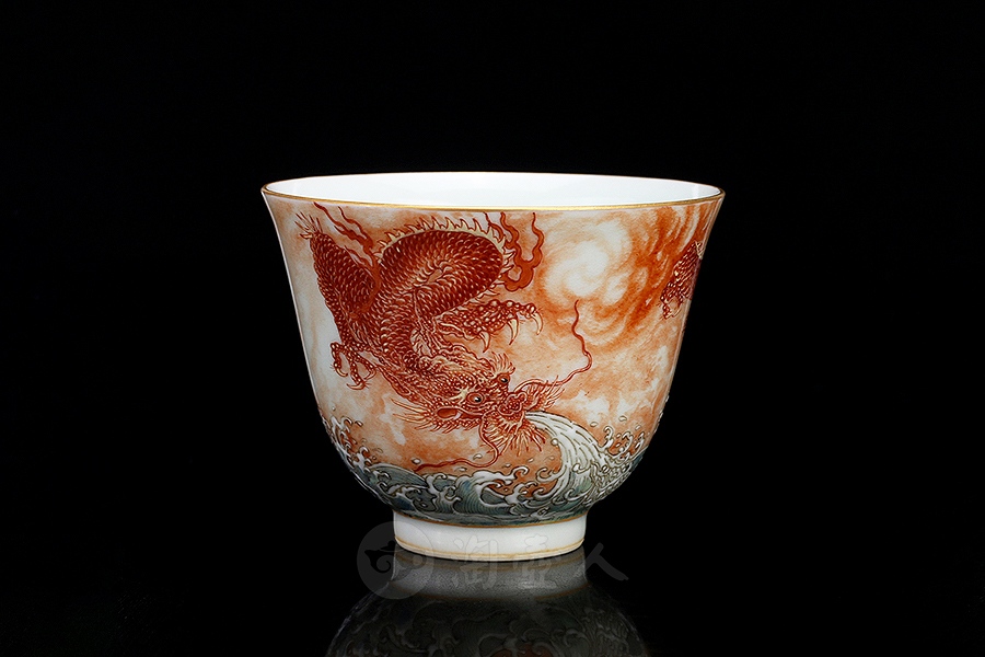 龙凤对杯