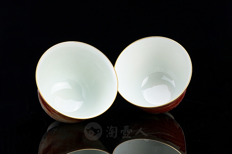 龙凤对杯