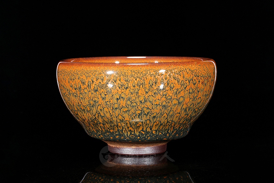 鹧鸪斑盏(敛口)
