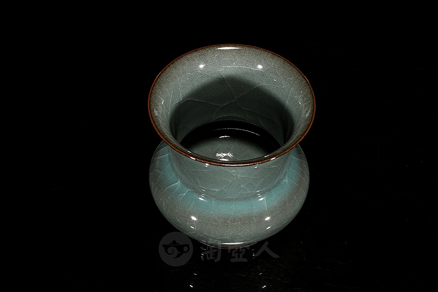 高颈撇口铁胎茶斗(小)