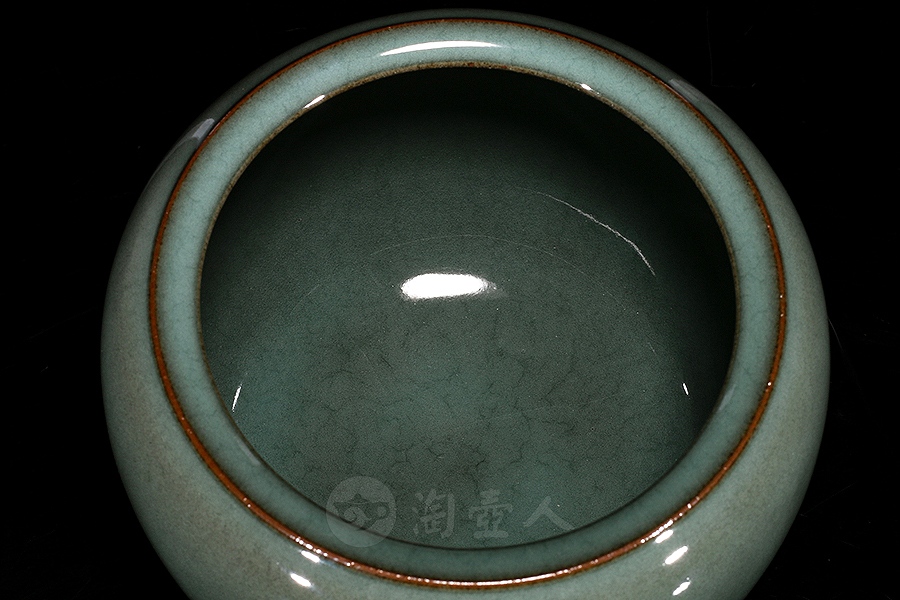 陶上圆铁胎茶斗