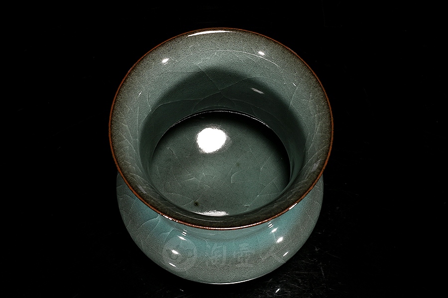 高颈撇口铁胎茶斗(小)