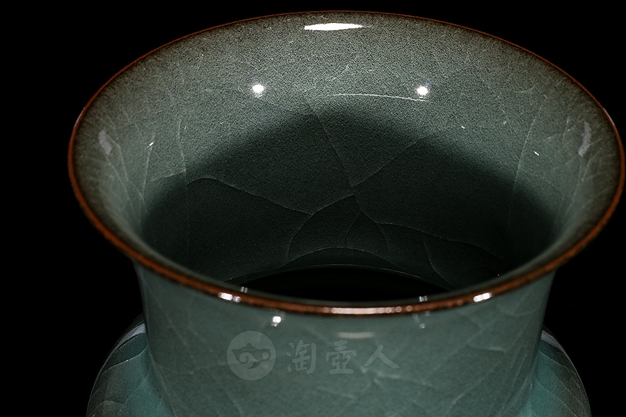 高颈撇口铁胎茶斗(小)