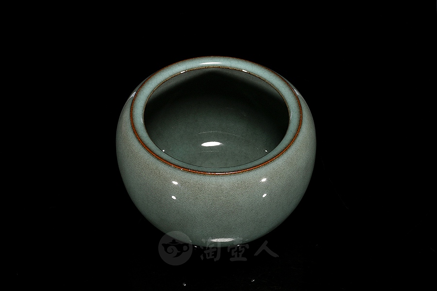 陶上圆铁胎茶斗
