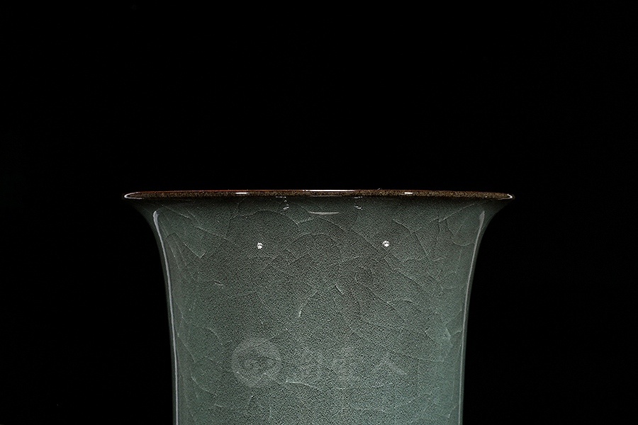 高颈撇口铁胎茶斗(大)