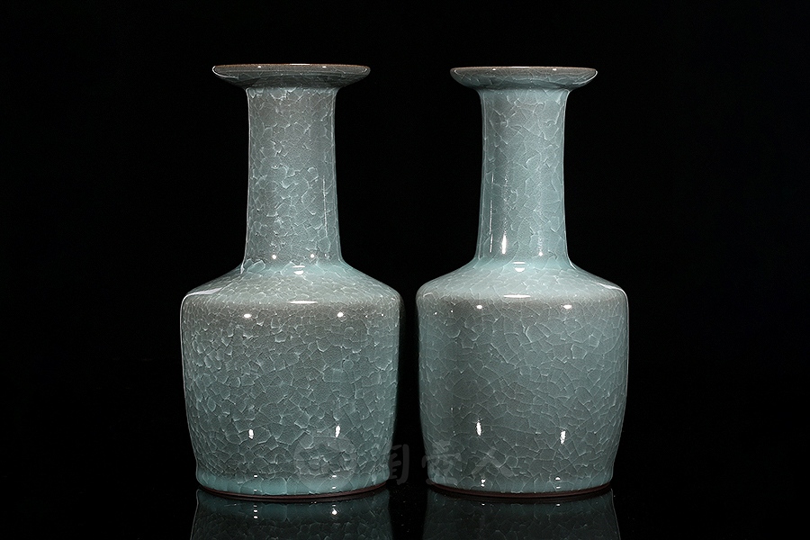 冰裂花器·棒槌瓶